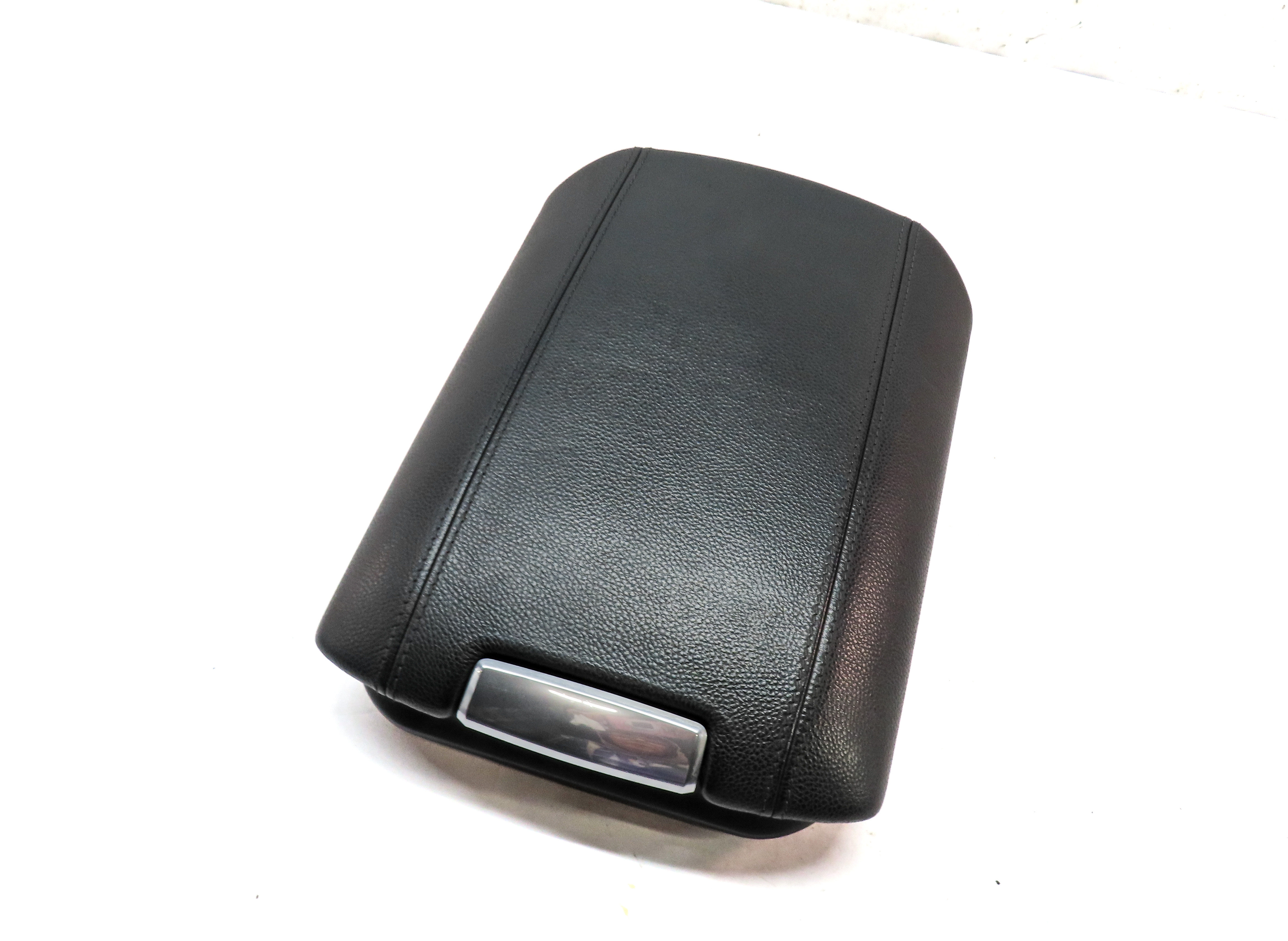 11-18 PORSCHE CAYENNE (958 970 G1) CENTER CONSOLE ARMREST STORAGE LID (Black) — exact item pictured